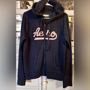 Aeropostale Dark Blue Fleece Hoodie